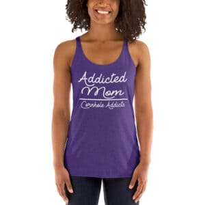 womens racerback tank top purple rush front 62fb7c6db3637