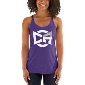 womens racerback tank top purple rush front 63055c914e5ea