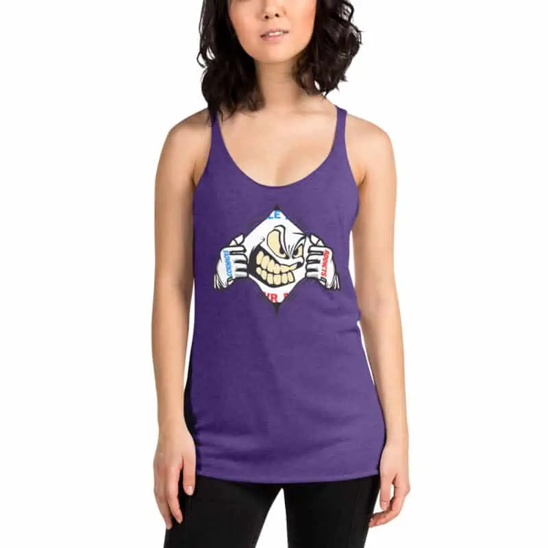 womens racerback tank top purple rush front 630a48bd7e263