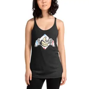 womens racerback tank top vintage black front 630a48bd7e11d