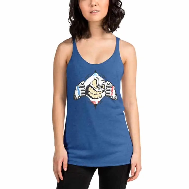 womens racerback tank top vintage royal front 630a48bd7e4cf