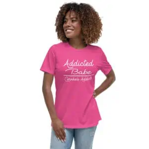 Addicted Babe relaxed fit tshirt