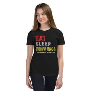 Eat Sleep Throw Bags Youth Tee