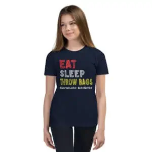 Eat Sleep Throw Bags Youth tee