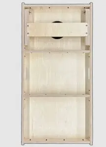 plain cornhole boards underneath