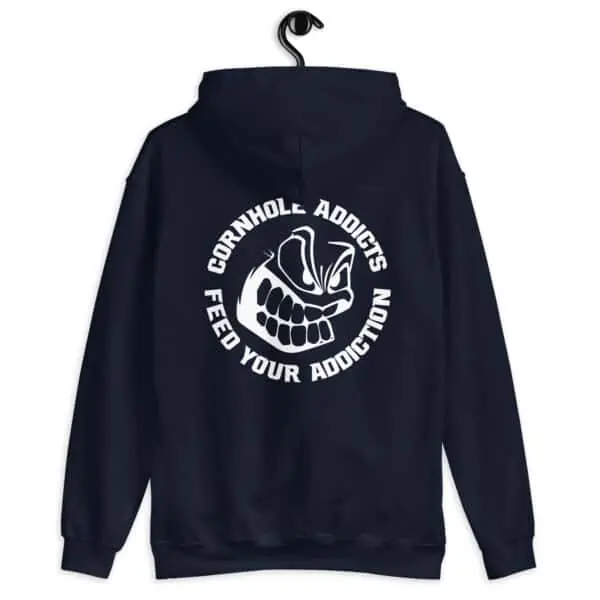 Emblem Front Chest with Full Back Logo Hoodie - Image 5