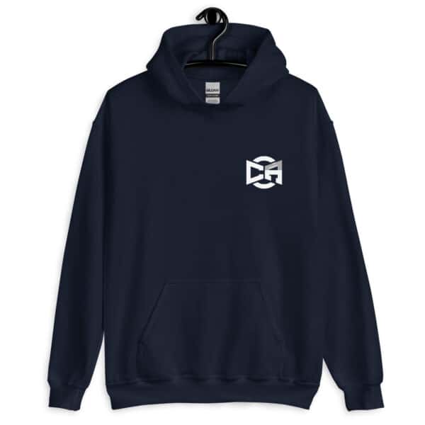 Emblem Front Chest with Full Back Logo Hoodie - Image 4