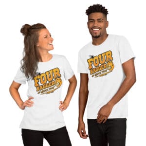 unisex staple t shirt white front 63221fbde6b99