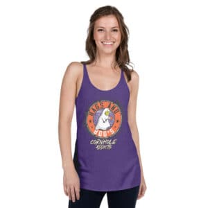 womens racerback tank top purple rush front 6322235a3205c