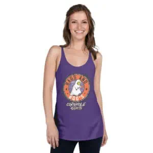 womens racerback tank top purple rush front 6322235a3205c