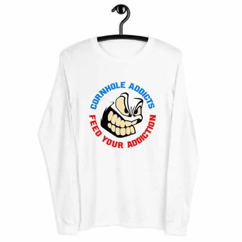 unisex long sleeve tee white front 635858943d219