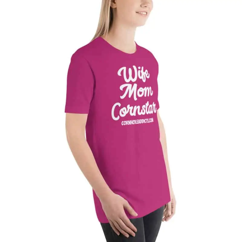 unisex staple t shirt berry right front 6356f2d59ab07