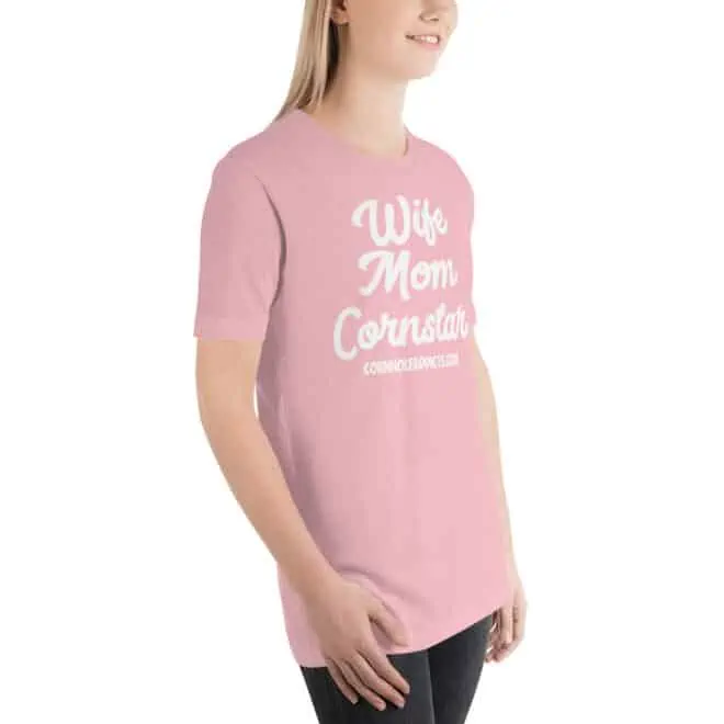 unisex staple t shirt pink right front 6356f2d5b02e0