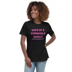 womens relaxed t shirt black front 6356f60134d94