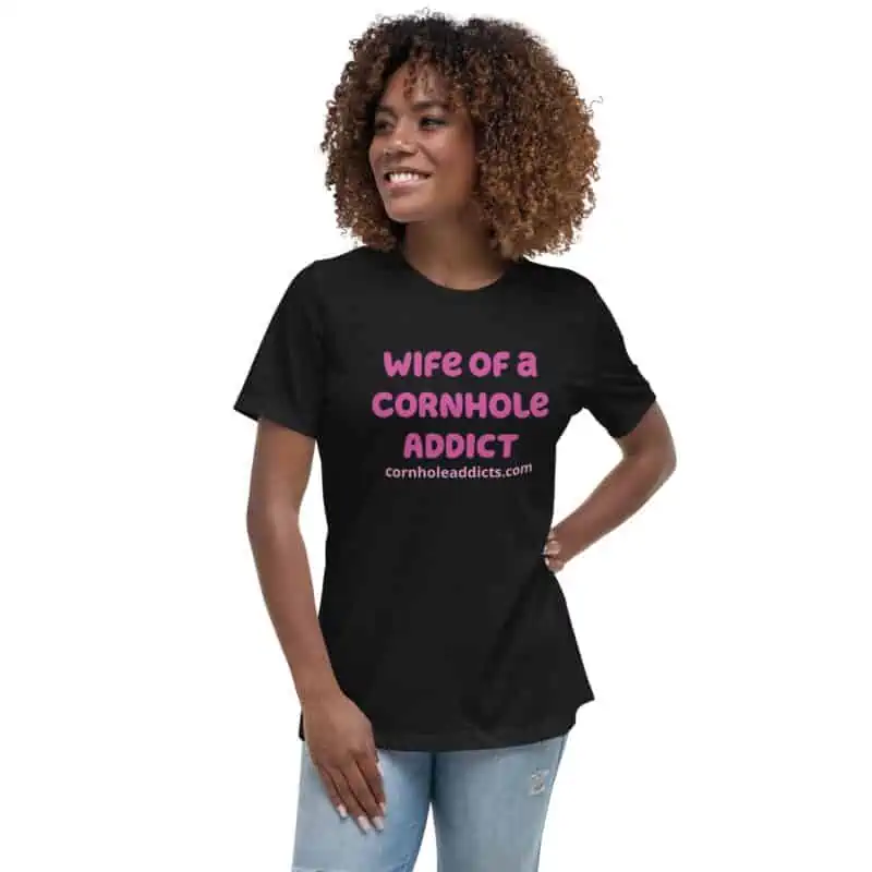 womens relaxed t shirt black front 6356f60134d94