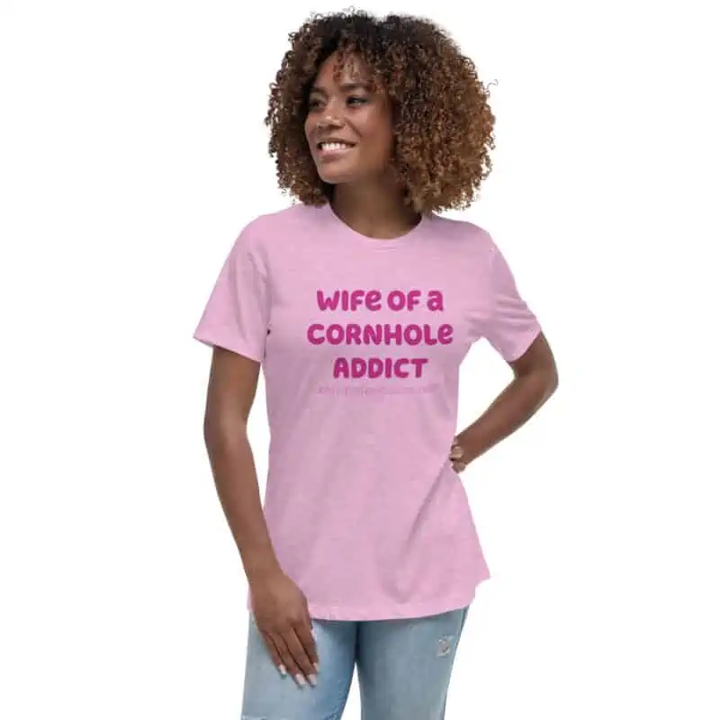 womens relaxed t shirt heather prism lilac front 6356f60135ce2