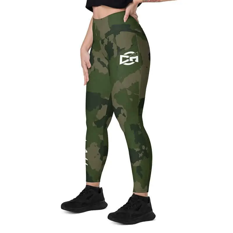 all over print leggings with pockets white left front 63856062210d0