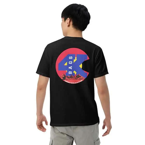 4K Bags Collab Comfort Colors T-Shirt - Image 2