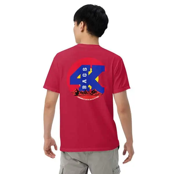 4K Bags Collab Comfort Colors T-Shirt - Image 4