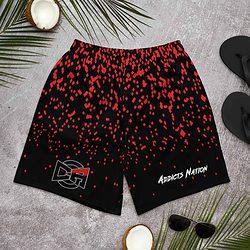 all over print mens recycled athletic shorts white front 63c809db6bc10