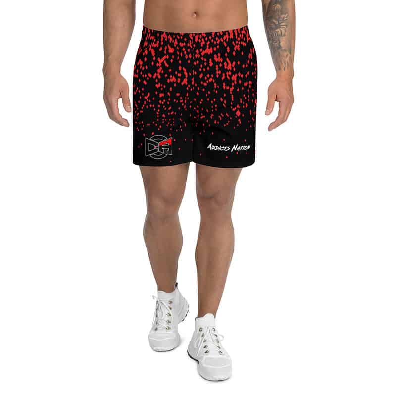 all over print mens recycled athletic shorts white front 63c809db6d60f