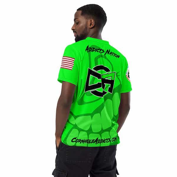 Lime Faded Sport Jersey - Image 5
