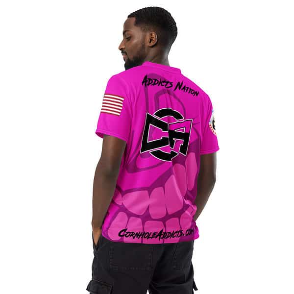 Pink Faded Sport Jersey - Image 5
