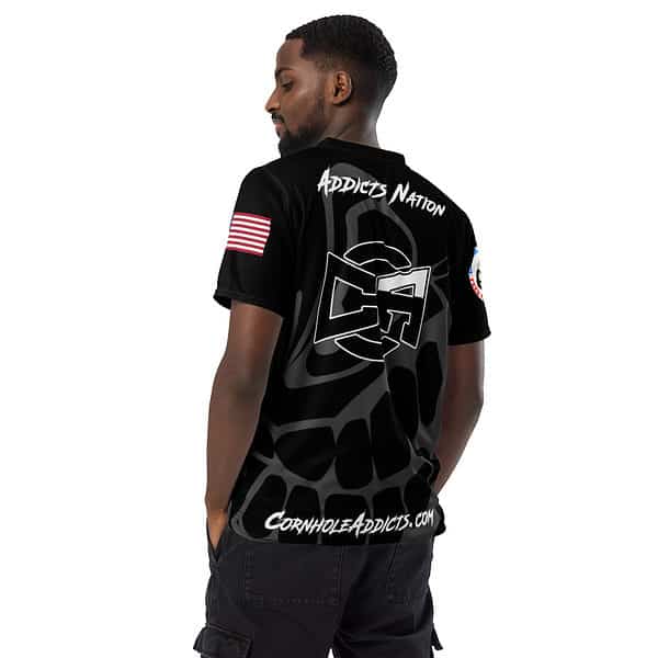 Black Faded Sport Jersey - Image 4
