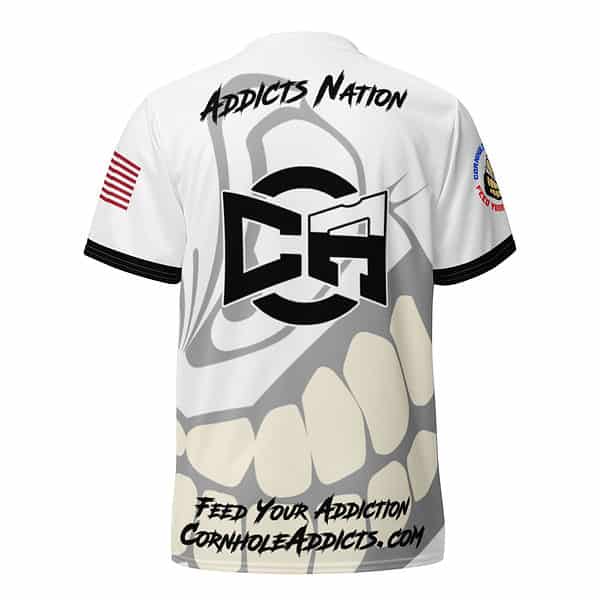 White Faded Sport Jersey - Image 2