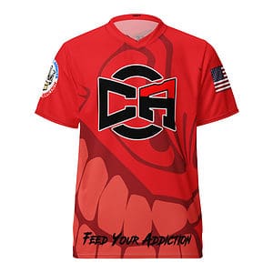 Red Faded Sport Jersey