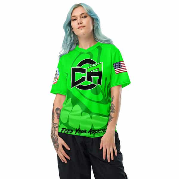 Lime Faded Sport Jersey - Image 3