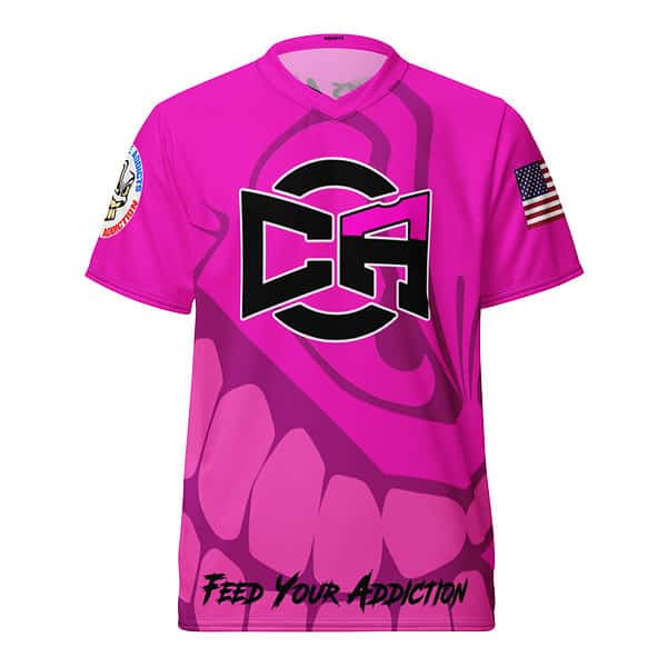 Pink Faded Sport Jersey