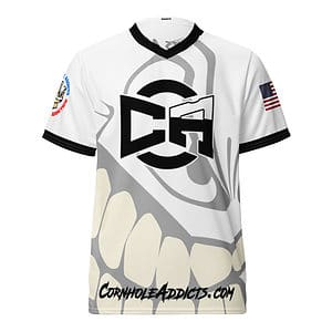 White Faded Sport Jersey