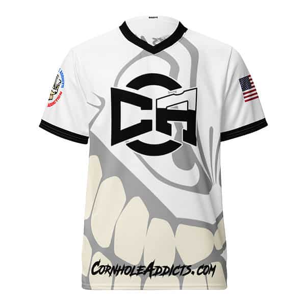 White Faded Sport Jersey