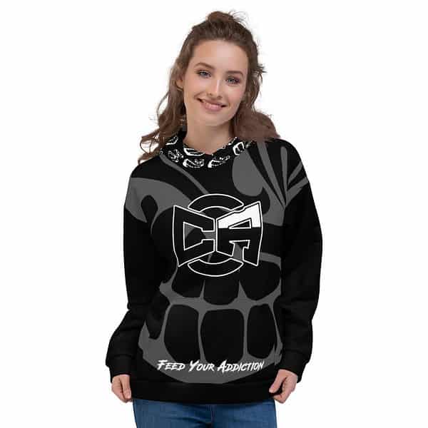 Blacked Out Faded Hoodie - Image 2