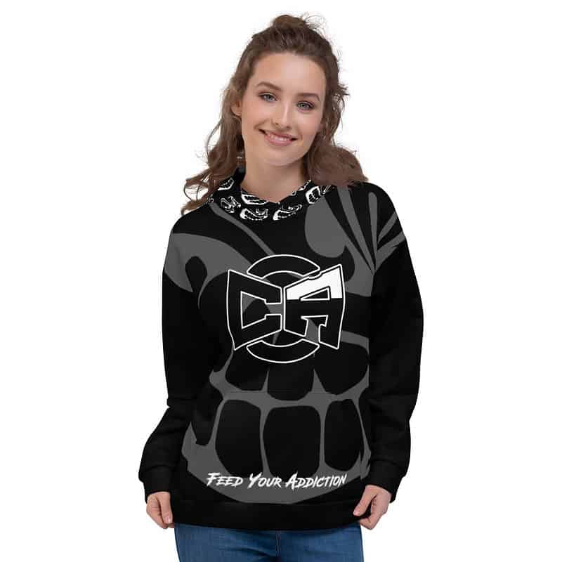 all over print unisex hoodie white front 63c07fc51fb95
