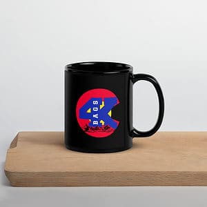 4K Bags Black Glossy Mug
