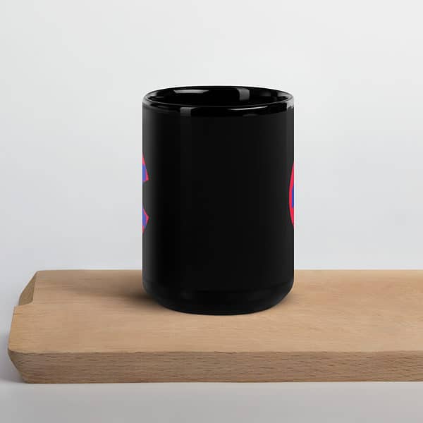 4K Bags Black Glossy Mug - Image 4