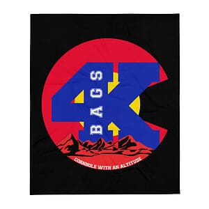 4K Bags Throw Blanket