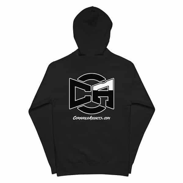 CA Logo Front & Back Fleece Zip Up Hoodie - Image 3