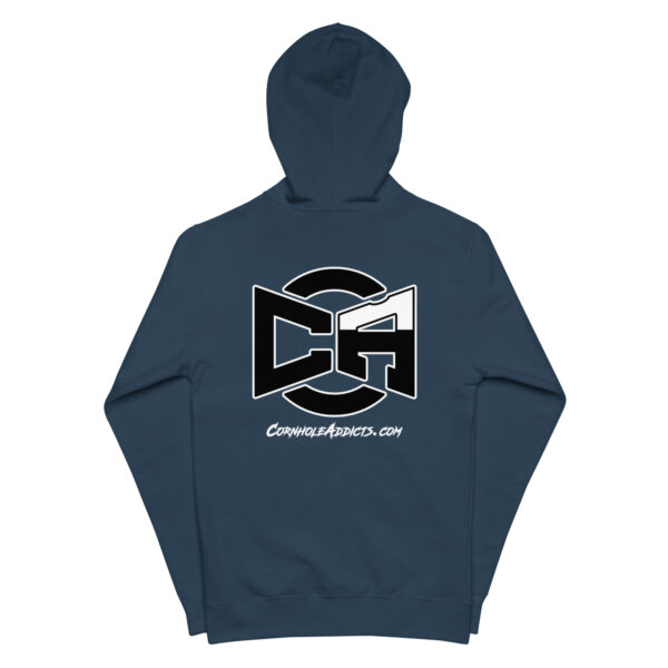 CA Logo Front & Back Fleece Zip Up Hoodie - Image 7