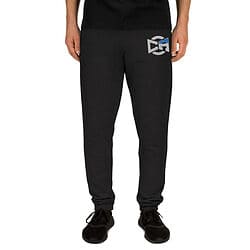 unisex joggers black front 63b77d293e969