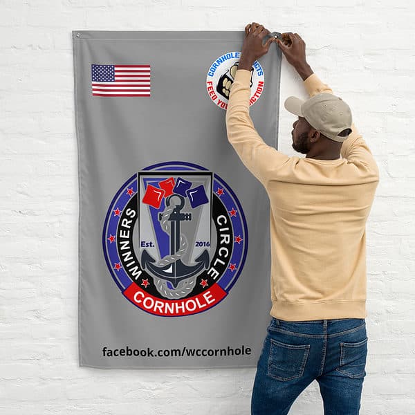Winners Circle Cornhole Flag - Image 2