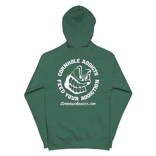 Front & Back Logo Fleece Zip Up Hoodie - Image 8