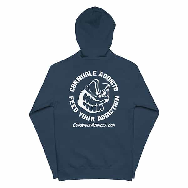 Front & Back Logo Fleece Zip Up Hoodie - Image 6