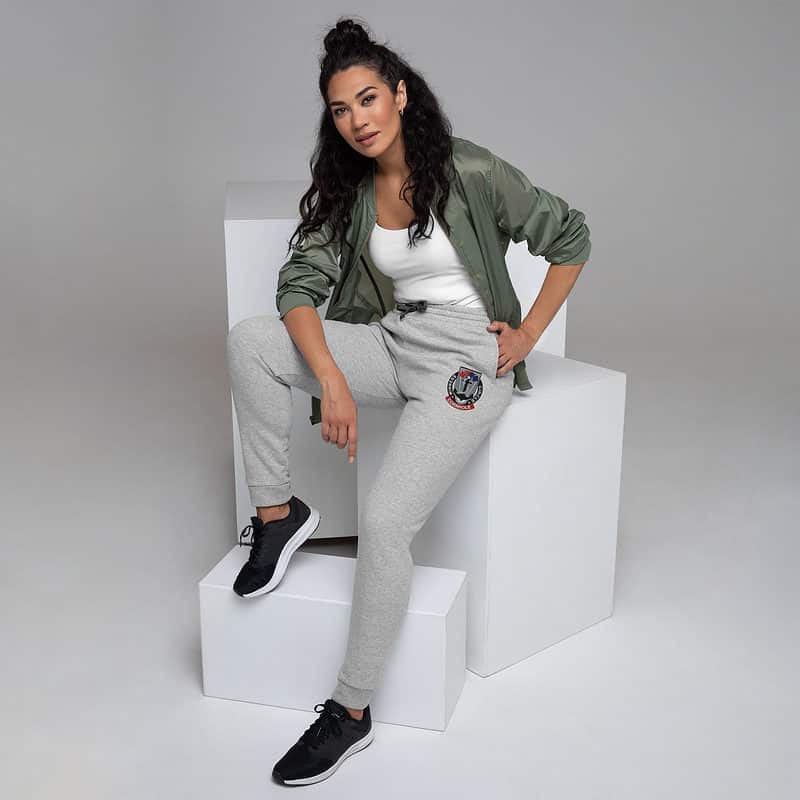 unisex joggers athletic heather left front 63e64efcf24d7