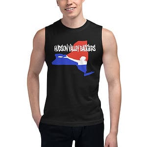 unisex muscle shirt black front 63eaad3d0fdc2