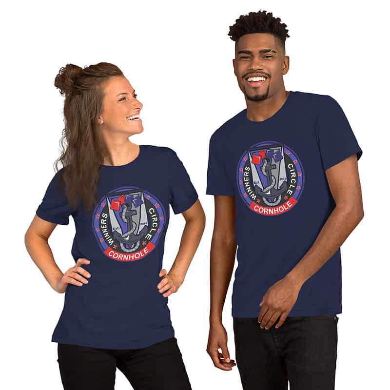 unisex staple t shirt navy front 63dc5f72859bc