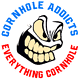 Everything cornhole addicts logo