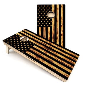 Burnt flag design